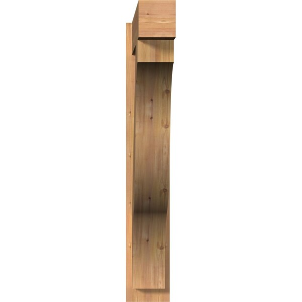 Funston Block Smooth Outlooker, Western Red Cedar, 7 1/2W X 48D X 48H